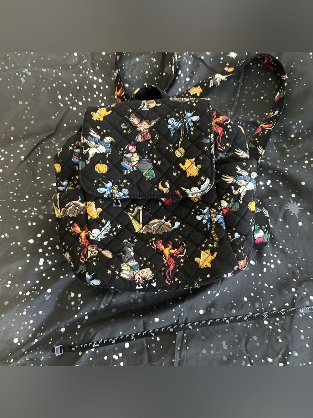 Vera Bradley x Harry Potter Friends at Hogwarts Mini Drawstring Backpack